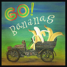 Go Bananas! - To act crazy. Lexicographer J. E. Lighter believes this expression alludes to the similar go ape, in that apes and other primates are associated with eating bananas. Used beginning in the second half of 1900’s.